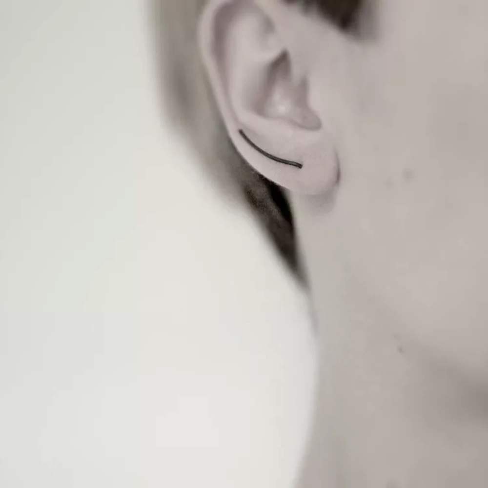 ⚜️[𝟯/$𝟭𝟴]⚜️Silver Long Bar Climber Earrings NEW - Picture 7 of 11